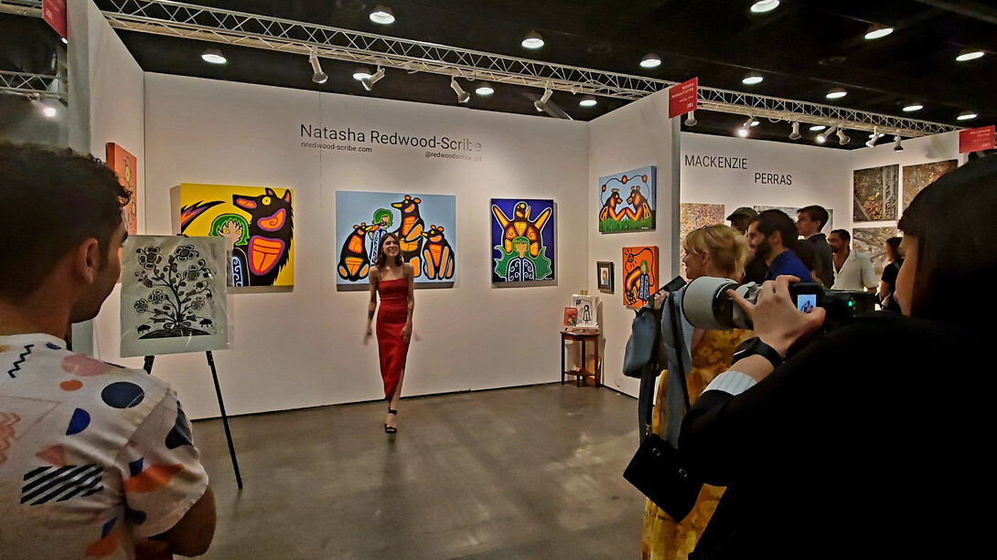 Divers artistes, Art Vancouver 2024, vue d'exposition. Avec l'aimable autorisation d'Art Vancouver