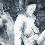 Alison Smith, Figure study II (detail), 2025. Courtesy of .M Contemporary