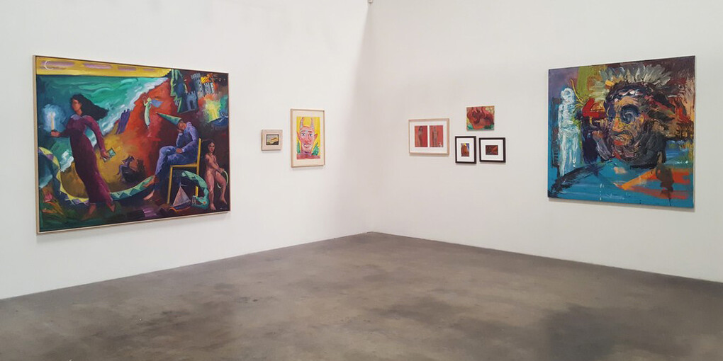 Carlos Almaraz & Elsa Flores Almaraz, Exhibition view. Courtesy of Craig Krull Gallery