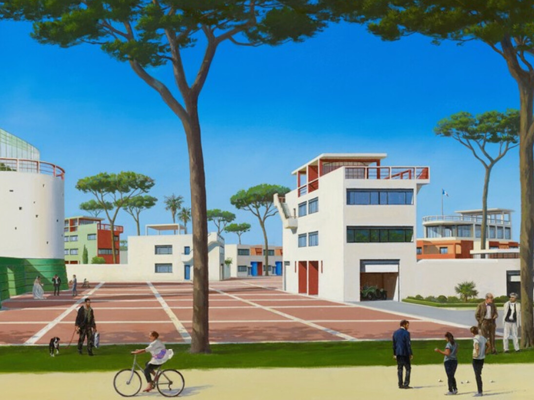 Carl Laubin, Machines for Living III, 2015. Courtesy of Plus One Gallery