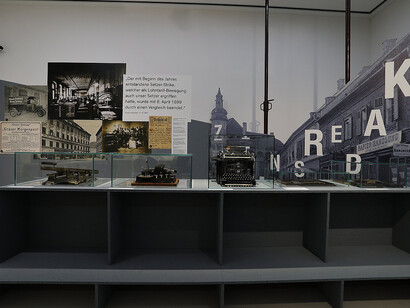 Bühnen des bürgertums, ausstellungsansicht. Mit freundlicher genehmigung des Museum für Geschichte