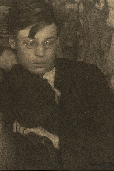 Heinrich Kühn, Walther Kühn, 1911, gum dichromate over platinum print, National Gallery of Art, Washington, Robert B. Menschel Fund