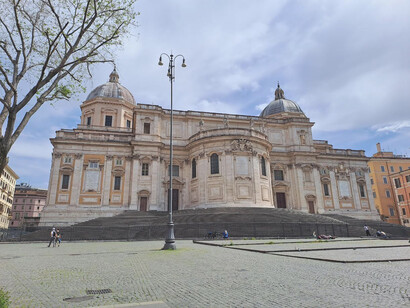 Basilica di Santa Maria Maggiore, Roma, Italia. Prospetto posteriore realizzato da Carlo Rainaldi (©Roberto Luciani)