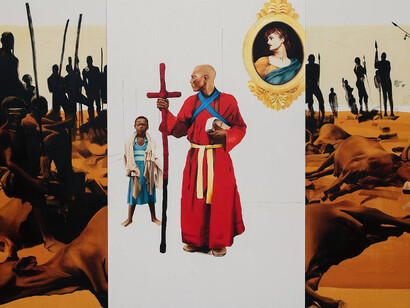 Meleko Mokgosi. Courtesy of Hammer Museum