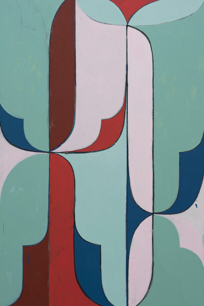 Kamrooz Aram, Arabesque composition for southern light I, 2025. Courtesy of Green Art Gallery