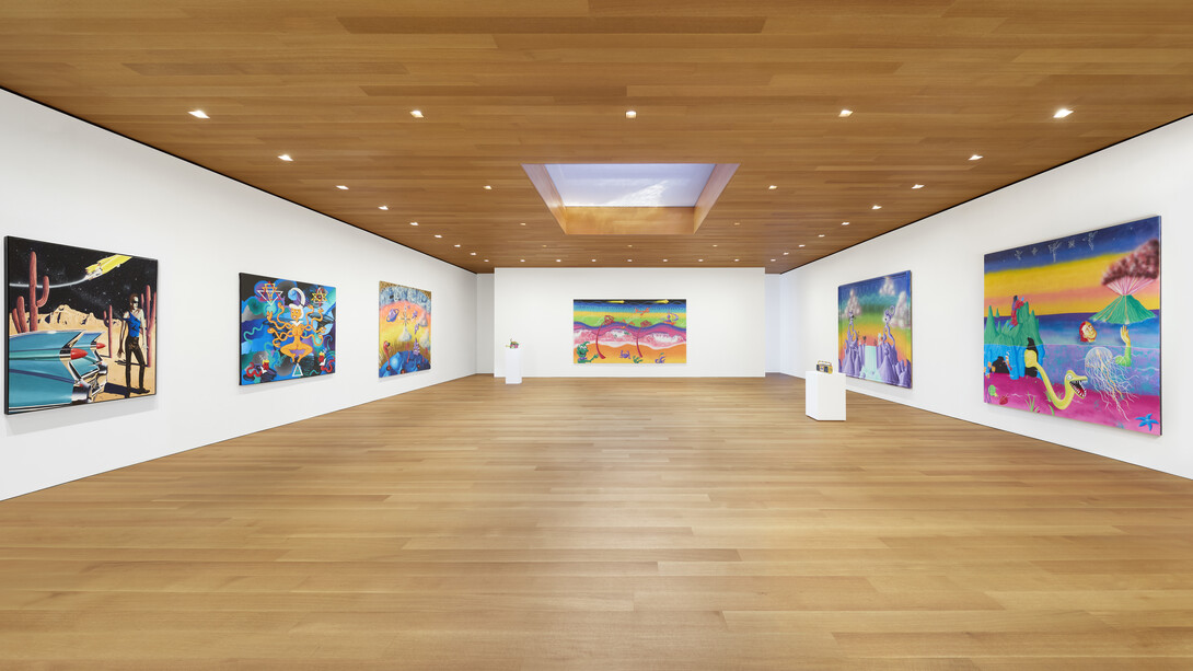 Kenny Scharf, exhibition view. Courtesy of The Brant Foundation 