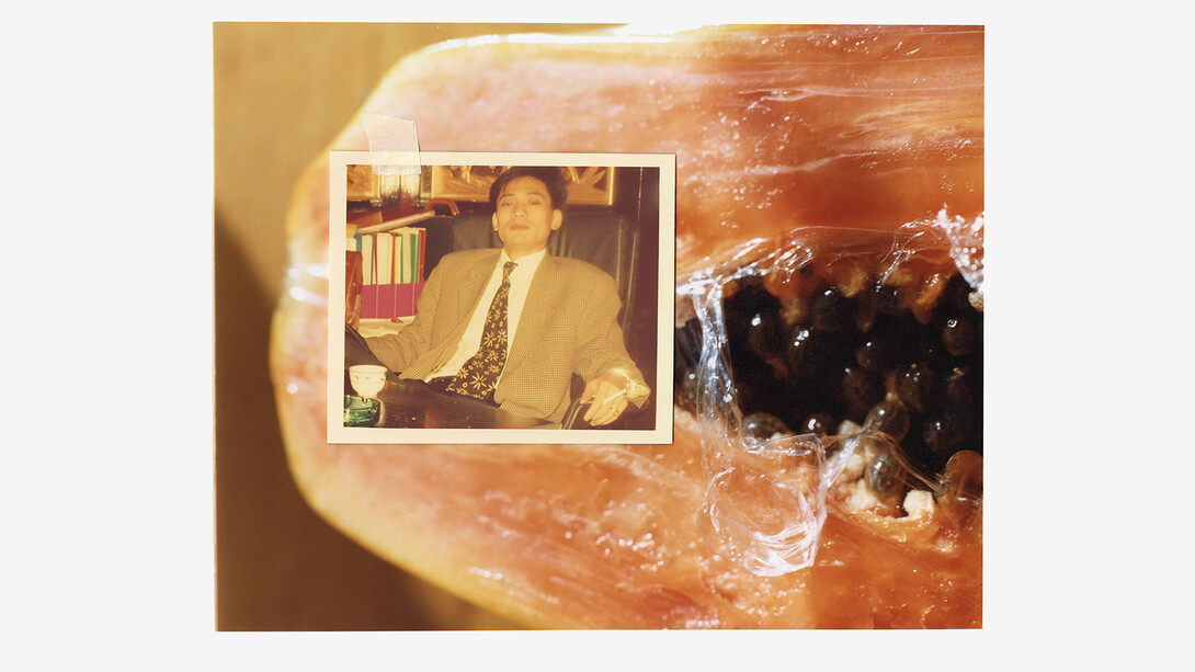 William Zou, Papaya, 2022, Giclee print on hahnemuhle photo rag baryta, 9 5/8 x 11 inches (25 x 28 cm), Edition of 3. Courtesy of the artist and Eli Klein Gallery © William Zou
