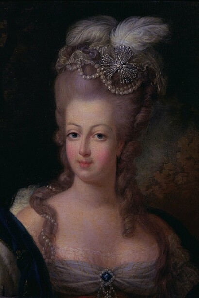 "Ritratto di Maria Antonietta", Jean-Baptiste André Gautier-Dagoty, 1775