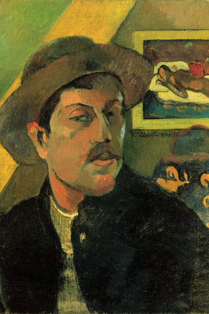 Paul Gauguin; Autorretrato, 1893 (detalle)