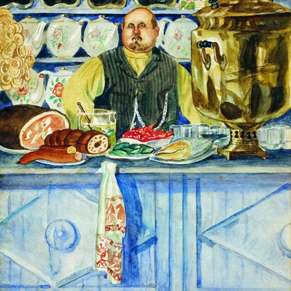 Boris Kustodiev, *Restaurant Owner*, 1920