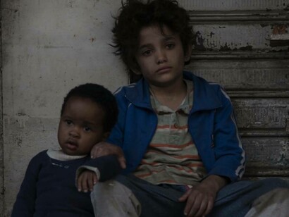 A heartbreaking image of kids living in the street from the film 'Capernaum'
