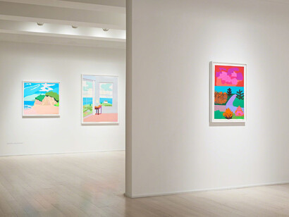 Daniel Heidkamp, Exhibition view. Courtesy of Pace Prints