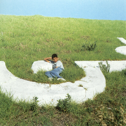 Yto Barrada, N du mot Nation en arabe, Tanger (N of the Nation in Arabic, Tangier), 2003. Chromogenic print, 31 1/2 x 31 1/2 in (80 x 80 cm). Courtesy the artist and Sfeir-Semler Gallery, Beirut/Hamburg