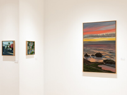 Eileen David, City and sea, exhibition view. Courtesy of Paul Thiebaud Gallery
