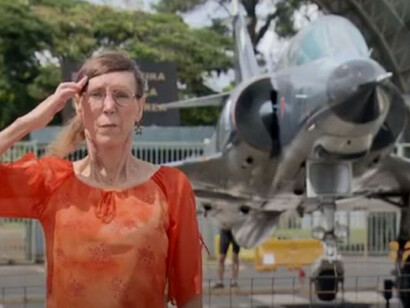 Maria Luiza, non-commissioned officer of Brazilian armed forces for 22 years and retired for disablement, after assuming herself as a transsexual, ph. Fantástico (TV GLOBO)