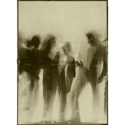 Nikos Kessanlis, no 064, liquid emulsion on canvas, 183 x 133 cm