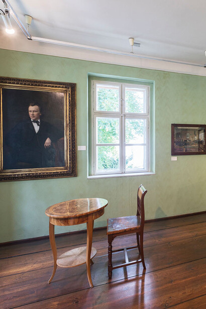 Haydnhaus, ausstellungsansicht. Mit freundlicher genehmigung des Musa Museums