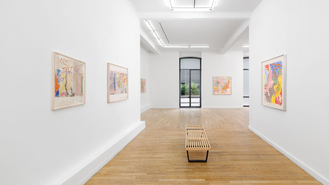 Nancy Graves, Everyone scurries, exhibition view. Courtesy of Ceysson & Bénétière Gallery