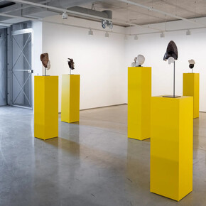 Nidhal Chamekh, Frictions brings, exhibition view. Courtesy of Selma Feriani Gallery
