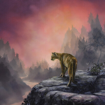 Brian Mashburn, Catamount (detail), 2025. Courtesy of Thinkspace Projects