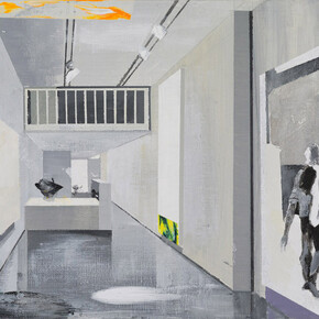 Alfonso Albacete, Joc 6. Pintura histórica, 2015, acrilico sobre lienzo, 24x33cm