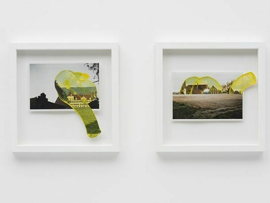 Wil Murray, Adieu Vielle Europe Triptych, Collage and acrylic paint, 2013