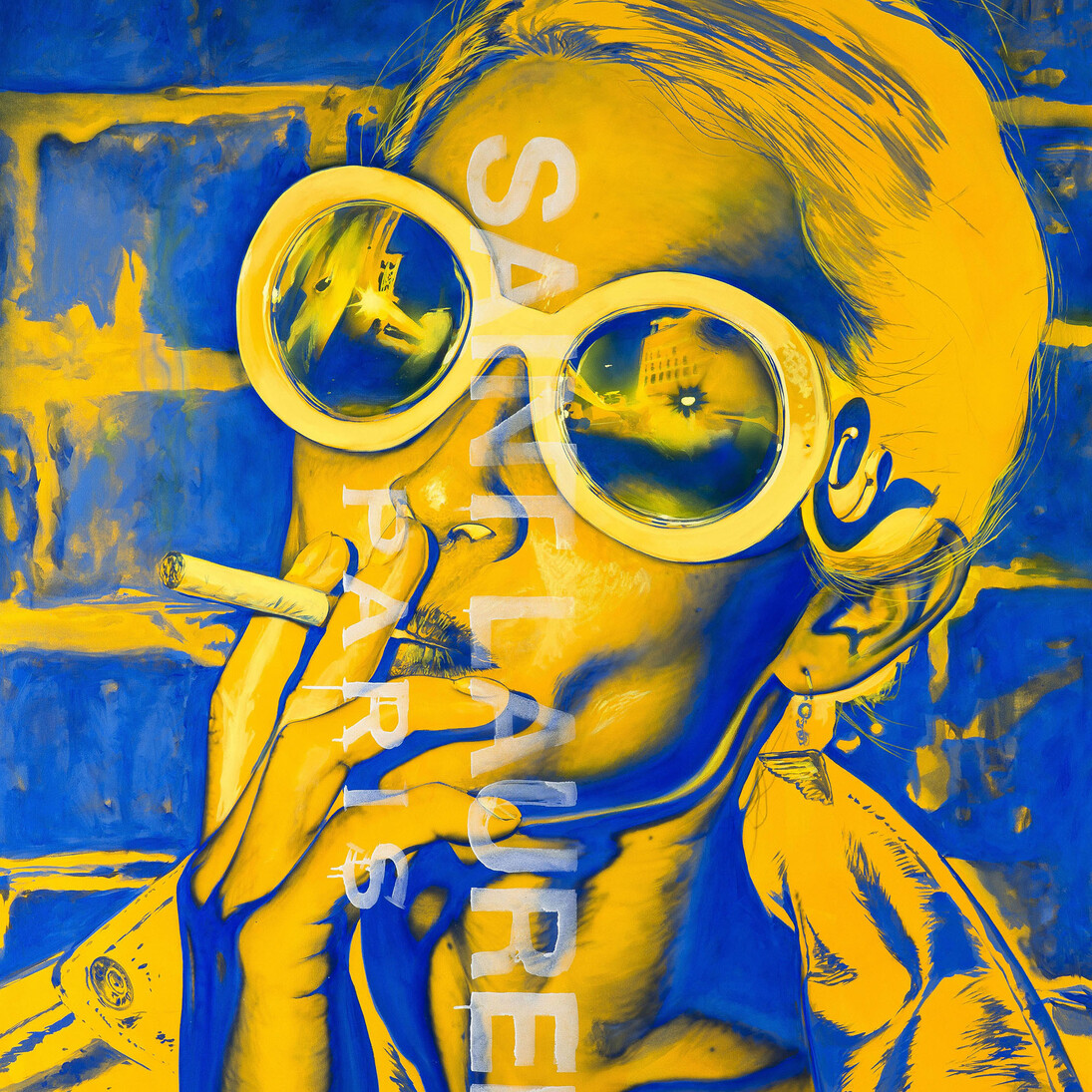 Víctor Rodríguez, Yellow Blue Saint Laurent, 2015