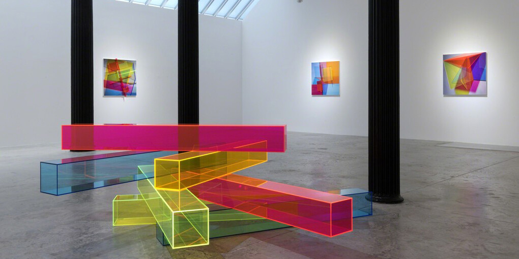 Barbara Kasten, Exhibition view. Courtesy of Bortolami 