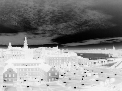 Tobias Hofsäss, Stan, 2011, Panoramic negative, Aluminium dibond (detail)