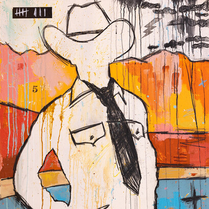 Miles Glynn, Lost cowboy no. 11 (detail), 2025. Courtesy of West Chelsea Contemporary