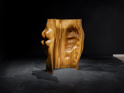 Caroline Monnet, Pizandawatc / The one who listens, exhibition view. Courtesy of Canadian Museum of History