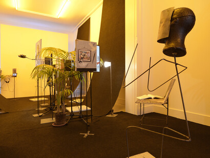 Laure Prouvost, The Meeting, Installation view, Motinternational Brussels, 2014