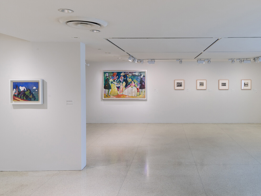 Installation view: Kandinsky Before Abstraction 1901–1911, Solomon R. Guggenheim Museum, New York, June 27, 2014–Spring 2015. Photo: David Heald © The Solomon R. Guggenheim Foundation, New York