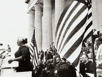 Let Us March On. Courtesy of Yale University Art Gallery