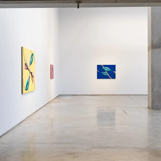 Nadia Ayari, Oblivion rains: a notation of gravity, light and resistance, exhibition view. Courtesy of Selma Feriani Gallery