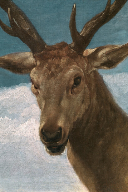 Velázquez, Diego Rodríguez de Silva, Cabeza de venado, 1626 - 1636. Cortesía del Museo del Prado