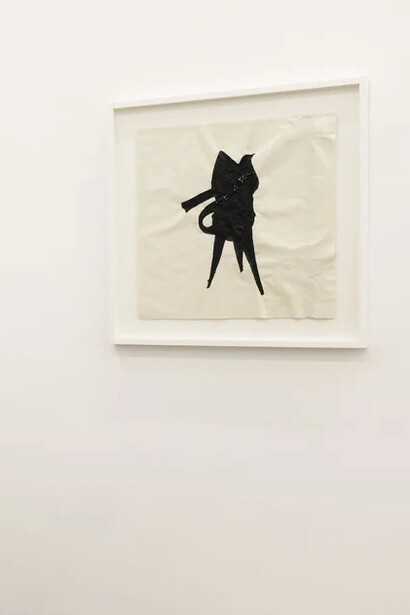 Ellen Jong, Outpour: the three shades and other ink bodies, exhibition view. Courtesy of Situations 