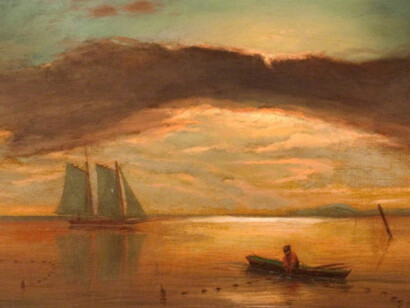 Edward Rawstorne, View Down on the Bay. Courtesy of Questroyal Fine Art