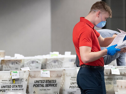 Volunteers could go from door to door collecting ballots from voters