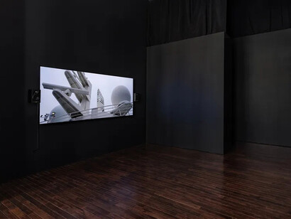 Janet Biggs, Path of totality, exhibition view. Courtesy of Cristin Tierney Gallery