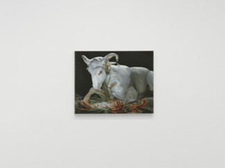 Emma Webster, Rues and leaves themselves alone, exhibition view. Courtesy of Petzel Gallery