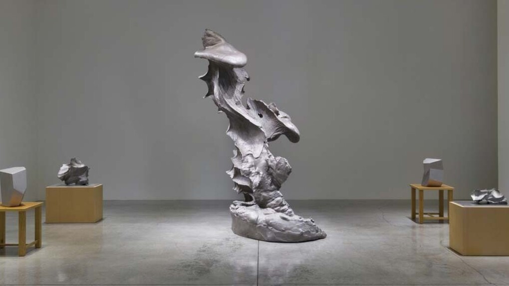 Richard Deacon and Sui Jianguo. Courtesy of L.A. Louver