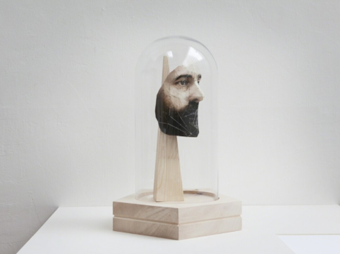 Stéphanie Solinas, Sans titre (M.Bertillion) deux faces, 2011. Courtesy of Fraenkel Gallery