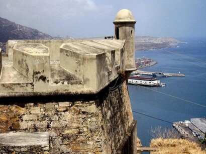 La Guaira, Venezuela. fortificación junto al mar