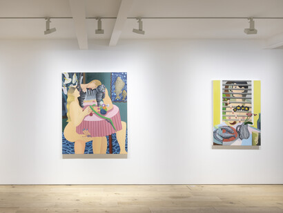 View of the exhibition “We Used to be Fish” at Perrotin Seoul © Courtesy of the artist & Perrotin