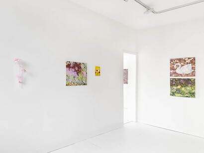 Various artists, As bloom begins, exhibition view. Courtesy of Enseoul Gallery