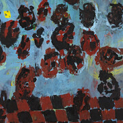 Georg Baselitz, Folkdance Melancholia (detail), 1989, Oil on canvas © Georg Baselitz 2014
