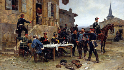 Alphonse de Neuville, El espía, 1880