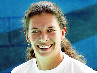 A medalhista de vôlei Ana Moser