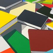 Daniel Rich, Books (detail), 2025. Mit freundlicher genehmigung von Bernhard Knaus Fine Art